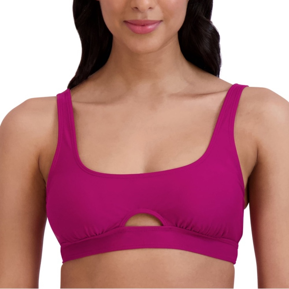 BCBG Paris Women's Keyhole Bikini Top Sz XL